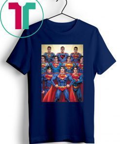 Official 80th Anniversary Superman Through The Decades Shirt
