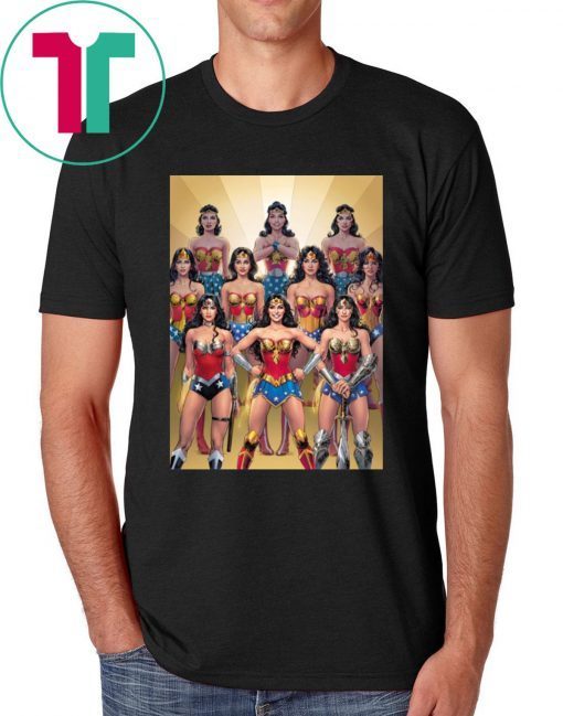 80th Anniversary Wonder Woman Through The Decades Shirt