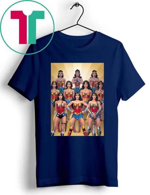 80th Anniversary Wonder Woman Through The Decades Shirt