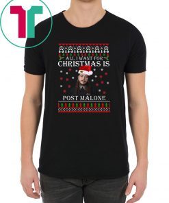 All I want for Christmas is Post Malone sweatshirt T-Shirt