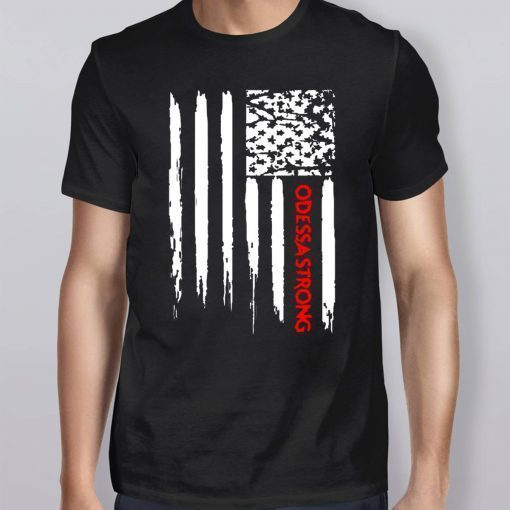 American Flag Midland Odessa Strong T-Shirt