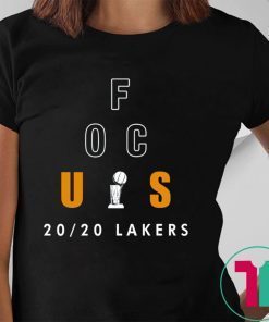 Official Anthony Davis Focus 20/20 Lakers Shirt