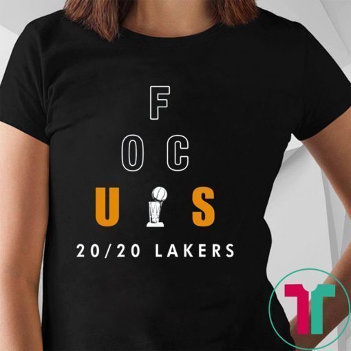 Official Anthony Davis Focus 20/20 Lakers Shirt