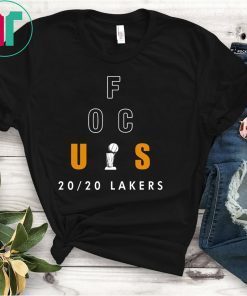 Official Anthony Davis Focus 20/20 Lakers Shirt