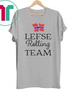 Awesome Lefse Rolling Team Flag of Norway shirt