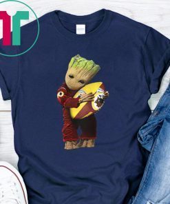 Baby groot hugging washington redskins Shirt