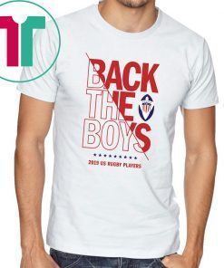 Back the Boys 2019 USA Rugby Players Squad T-Shirt