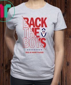 Back the Boys 2019 USA Rugby Players Squad T-Shirt