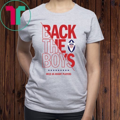 Back the Boys 2019 USA Rugby Players Squad T-Shirt