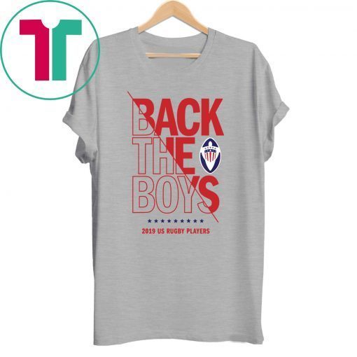 Back the Boys 2019 USA Rugby Players Squad T-Shirt