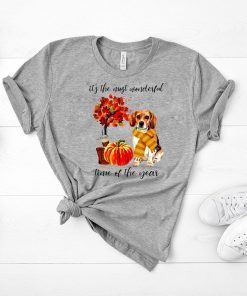 Beagle It’s The Most Wonderful Time Of The Year Fall Autumn Maple Leaf Shirt