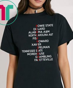 Black History Historically Black Colleges Universities HBCU T-Shirt