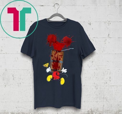 Bloody Mickey Mouse Trapped Funny Halloween Shirt