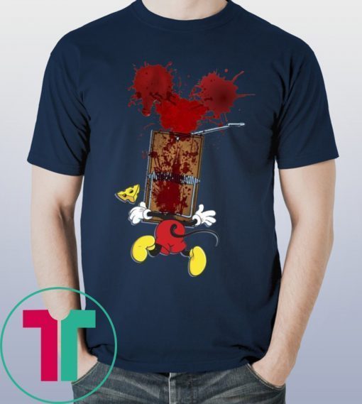 Bloody Mickey Mouse Trapped Funny Halloween Shirt