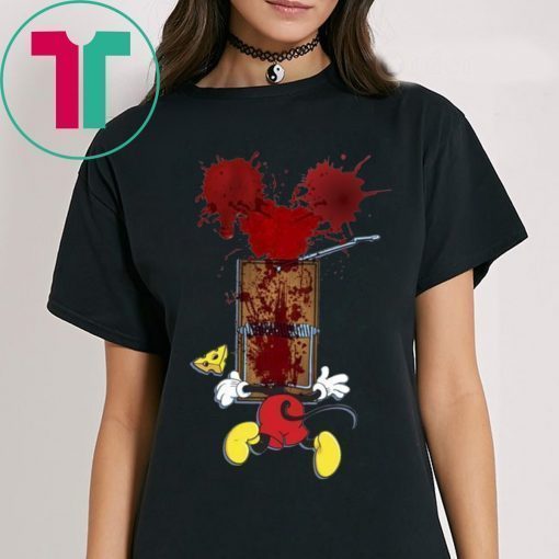 Bloody Mickey Mouse Trapped Funny Halloween Shirt