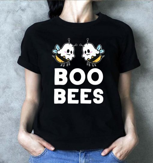 Boo Bees - Funny Breast Cancer Awareness Month Halloween T-Shirt