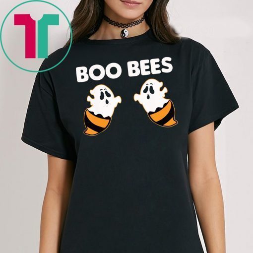 Boo Bees Ghost T Shirt Funny Halloween Beekeeper Costume T-Shirt