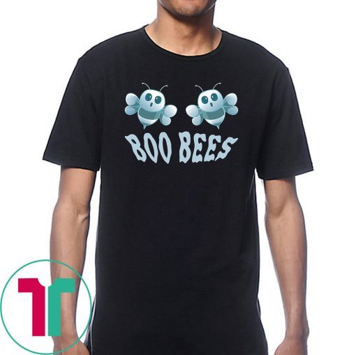 Boo Bees Ghost Women Boobs Beekeeper Bee Lover Halloween T-Shirt