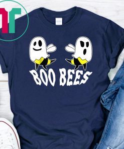 Boo Bees T-Shirt Halloween Ghost Bee Here for the Boos Shirt