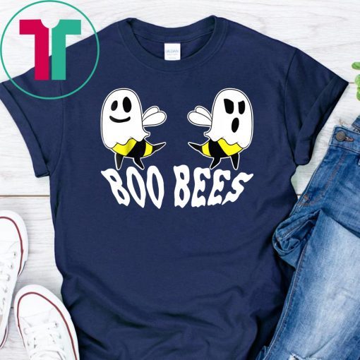 Boo Bees T-Shirt Halloween Ghost Bee Here for the Boos Shirt