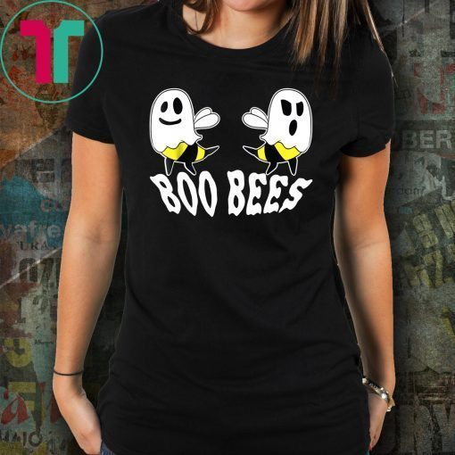 Boo Bees T-Shirt Halloween Ghost Bee Here for the Boos Shirt