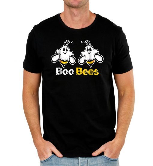 Boo Bees T-Shirt Halloween Ghost Funny Costume Gift Tee Shirt