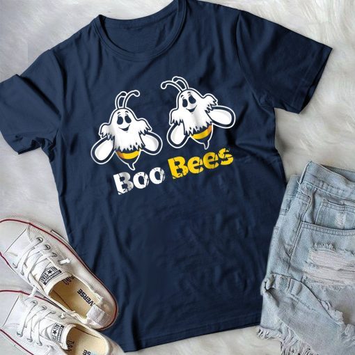 Boo Bees T-Shirt Halloween Ghost Funny Costume Gift Tee Shirt