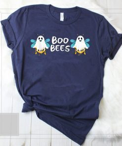 Boo Bees in ghost costume funny Halloween couple outfit T-Shirt