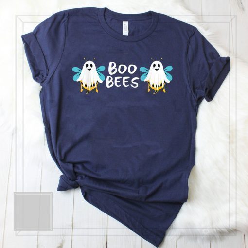 Boo Bees in ghost costume funny Halloween couple outfit T-Shirt