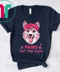 Breast cancer awareness corgi for the cure Shirt