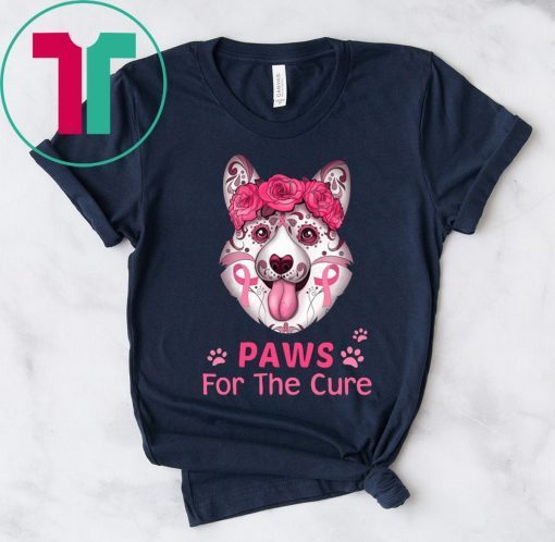 Breast cancer awareness corgi for the cure Shirt