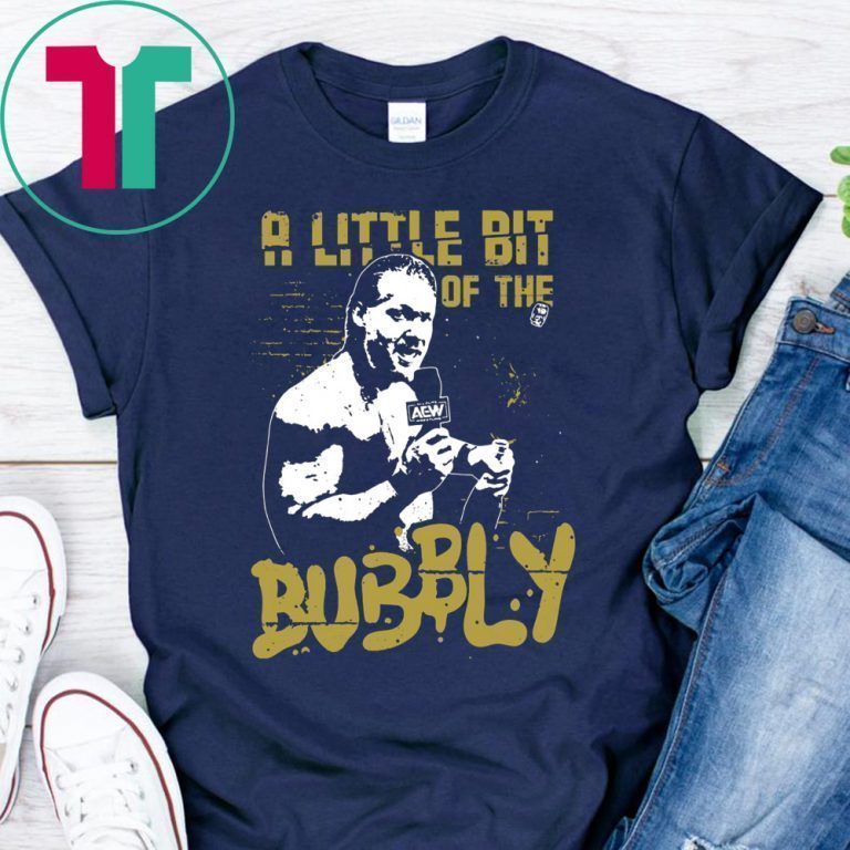 a little bit of the bubbly shirt