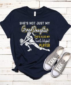 Cool She's Not Just My Granddaughter Volleyball Player Tee T-Shirt