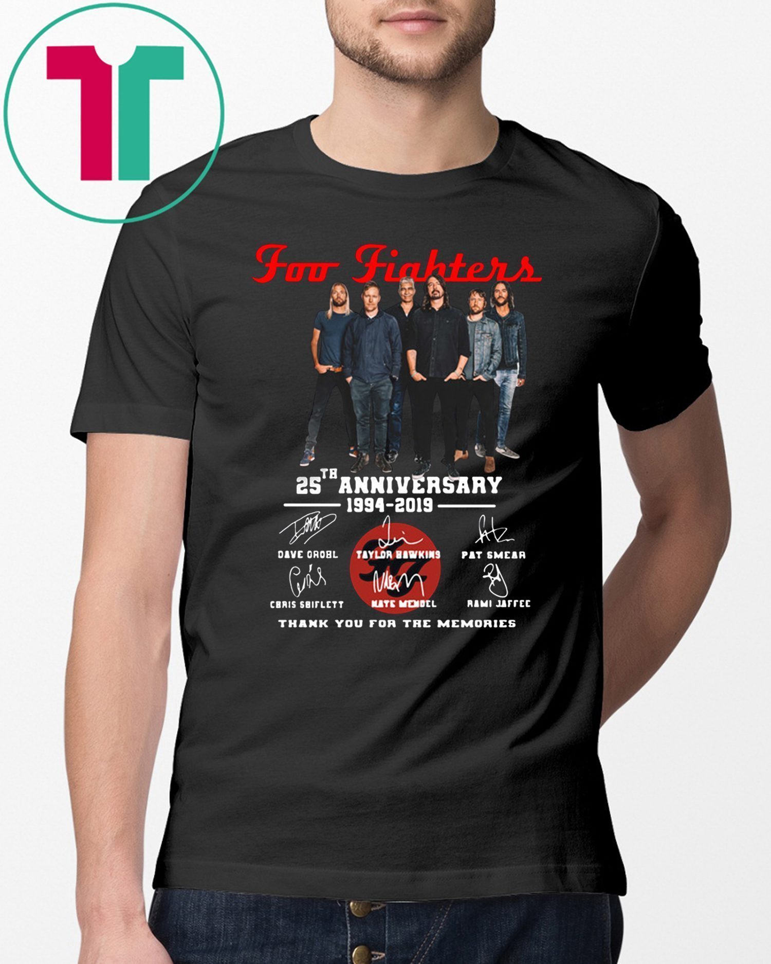 Foo fighters 25th anniversary 1994-2019 signatures thank you for the ...