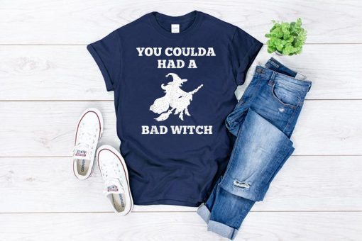 Funny Halloween Witch Shirt You Coulda Had A Bad Witch Gift T-Shirt