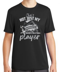 Funny She's Not Just My Granddaughter Gift Volleyball Player T-Shirt