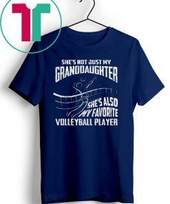 Funny Volleyball Player Gift She's Not Just My Granddaughter T-Shirt