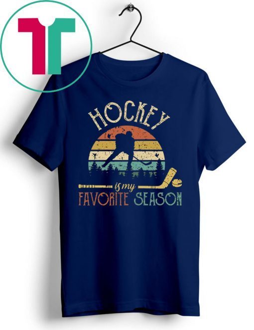 HOCKEY IS MY FAVORITE SEASON VINTAGE T-SHIRT