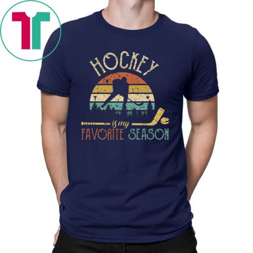 HOCKEY IS MY FAVORITE SEASON VINTAGE T-SHIRT