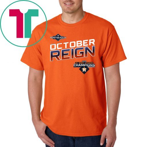 HOUSTON, Texas October Reign Astros Champions Tee Shirt