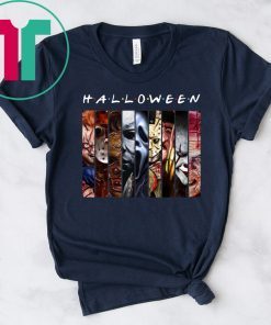 Halloween Friends Horror Characters Tee Shirt