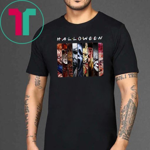 Halloween Friends Horror Characters Tee Shirt