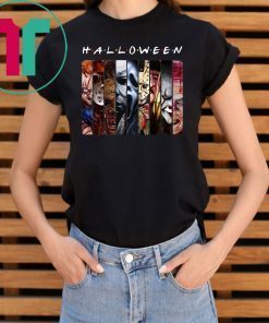 Halloween Friends Horror Characters Tee Shirt