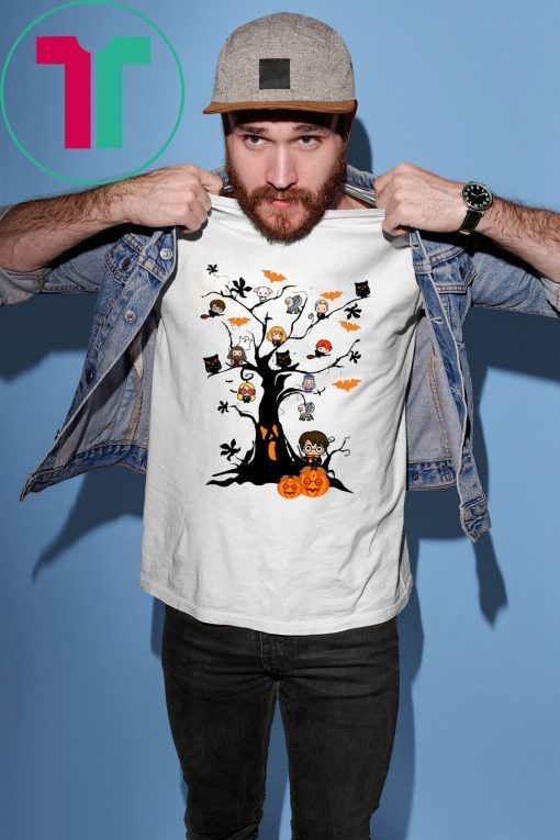 Halloween Harry Potter Tree T-Shirt Limited Edition