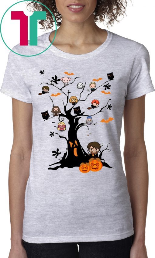 Halloween Harry Potter Tree T-Shirt