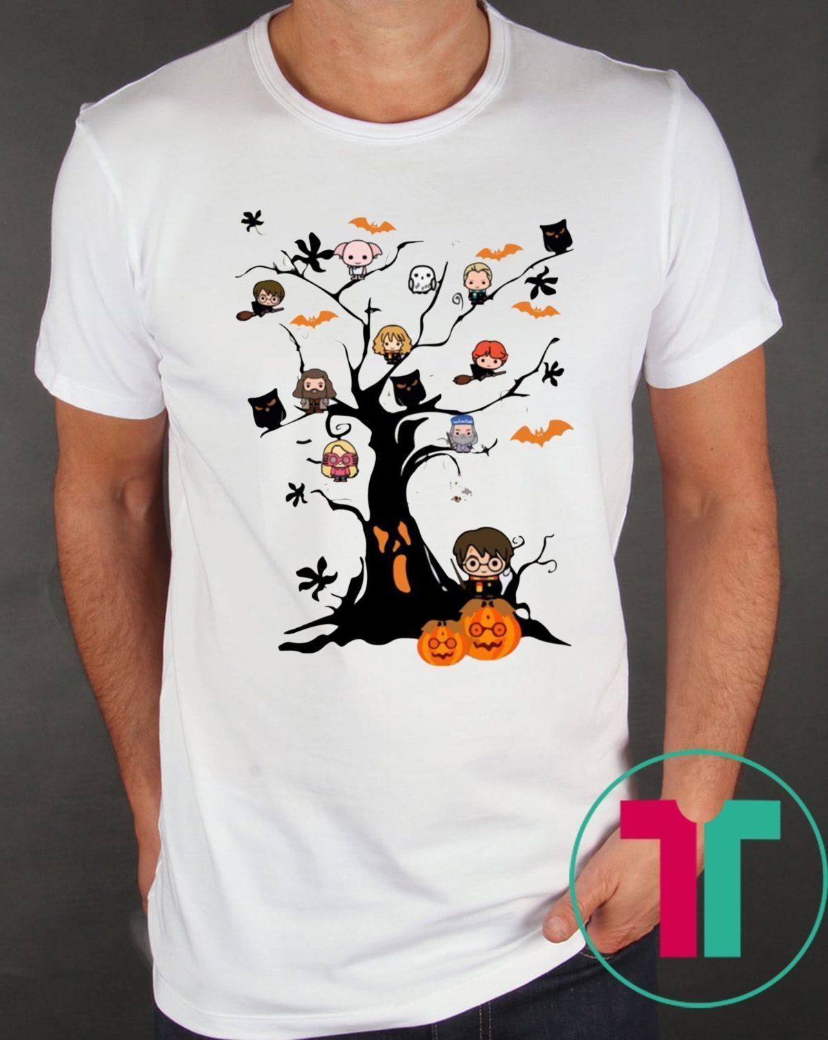 Halloween Harry Potter Tree T-Shirt