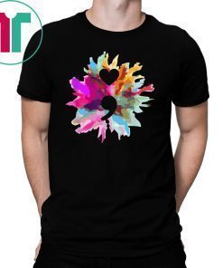 Heart Shape Semicolon Gift Suicide Prevention Awareness T-Shirt