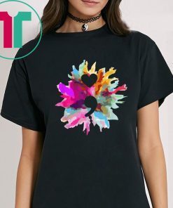 Heart Shape Semicolon Gift Suicide Prevention Awareness T-Shirt