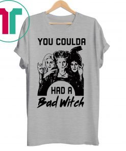 Halloween Hocus Pocus you coulda had a bad witch t-shirt