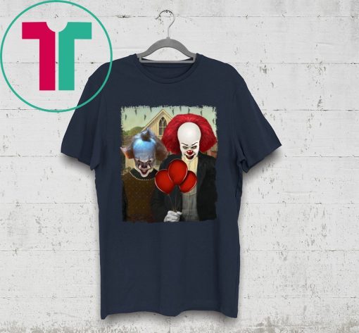 IT PENNYWISE AMERICAN GOTHIC 2017 2019 SHIRT